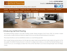 Tablet Screenshot of hertfordflooring.com